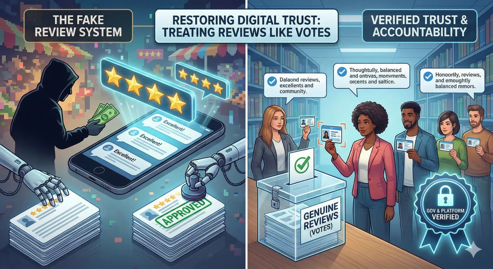 Why We Must treat Online Reviews Like Votes fake reviews