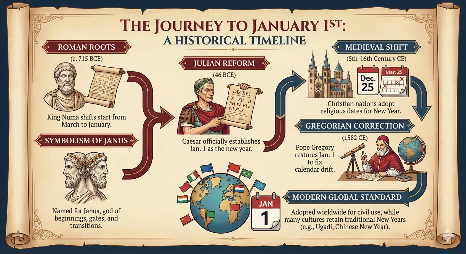Beyond the Party The Historical Origins of January 1st